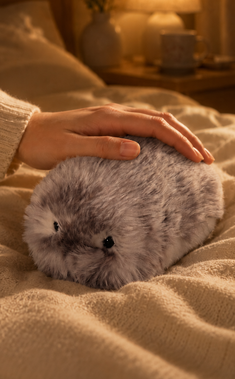 Person petting Lito
